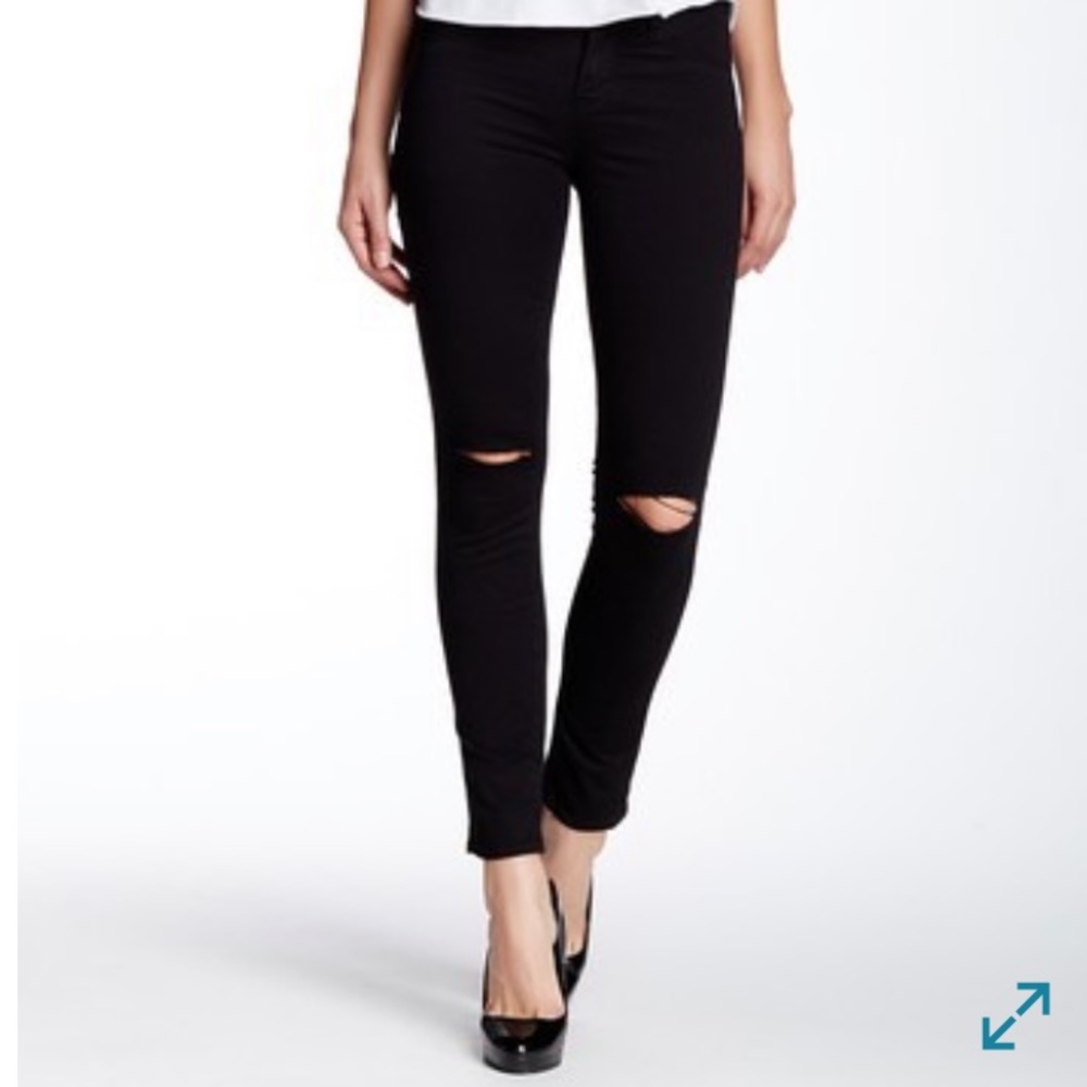 J Brand Skinny Leg Knee Slit Size 26